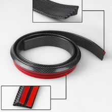 4.9ft 3D карбоновое волокно заднего крыла спойлер хвост крыша багажника отделка Набор Полезная