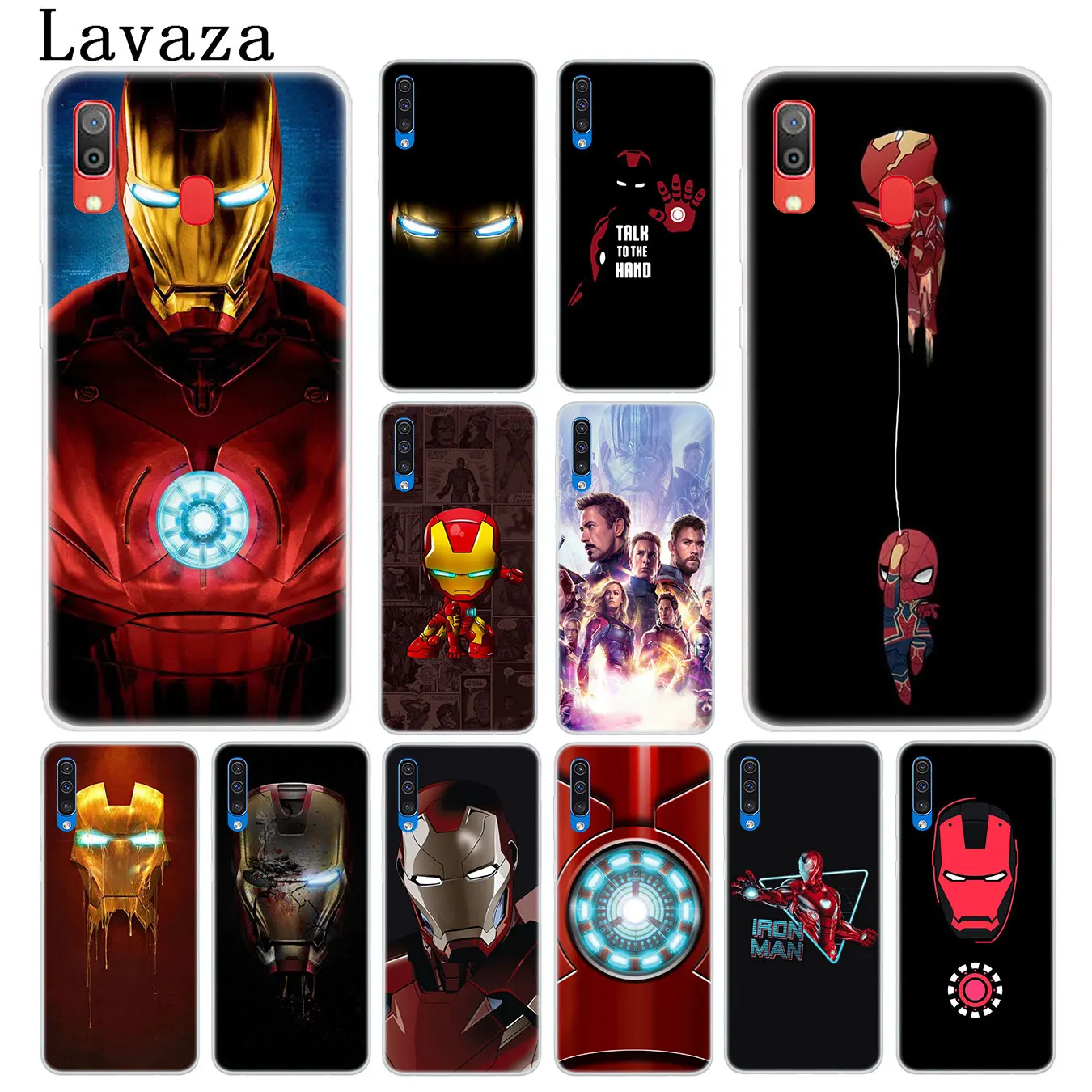 

Lavaza IronMan Iron Man Marvel Hard Transparent Phone Case for Samsung Galaxy M40 M30 M20 M10 A10 A20 A30 A40 A50 A60 A70 Cover