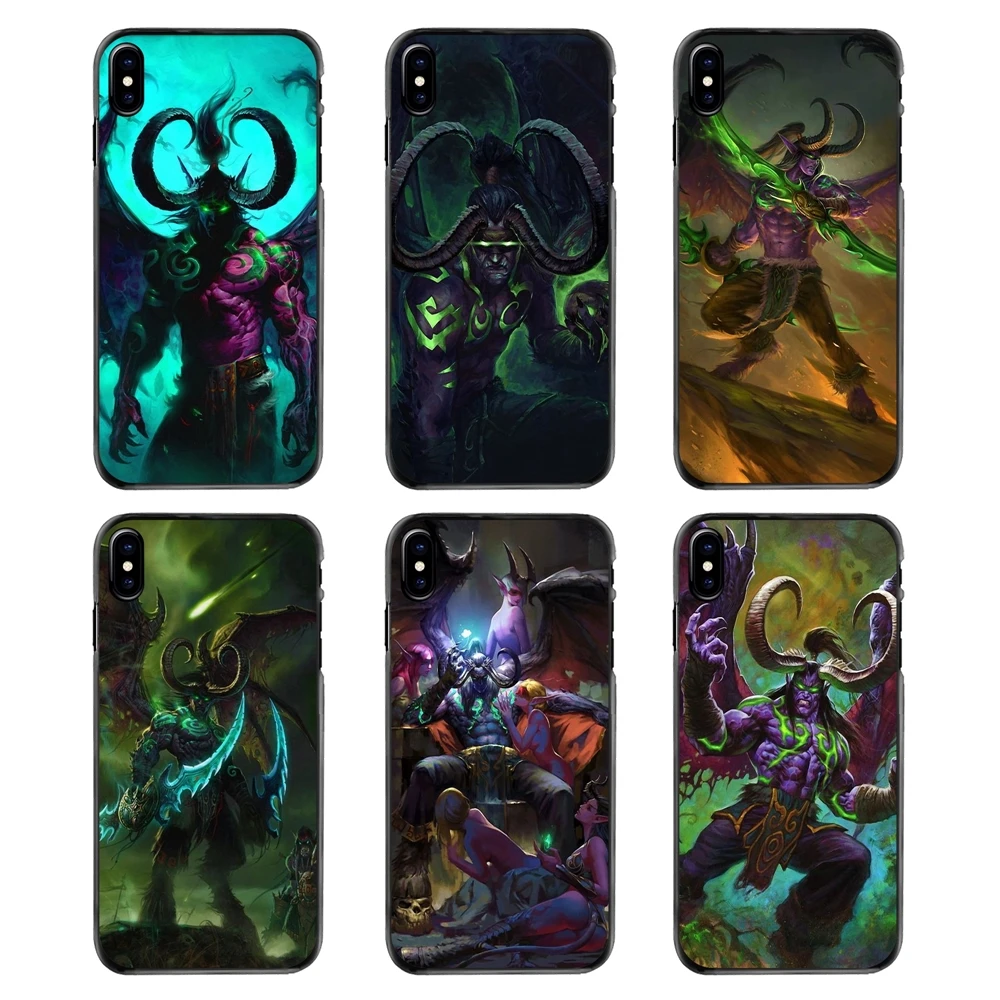 Illidan World of Warcraft WoW Art для Samsung Galaxy Note 2 3 4 5 S2 S3 S4 S5 MINI S6 S7 edge S9 S8 Plus Аксессуары чехлы |