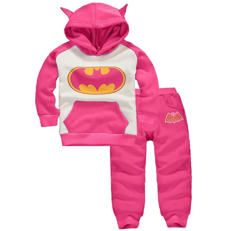 2019 باتمان الفتيان الملابس الكرتون الاطفال الملابس طفل فتاة الرياضة دعوى الأطفال ملابس الأولاد مجموعات تتسابق البدلة 1 2 3 4 5 6 سنوات