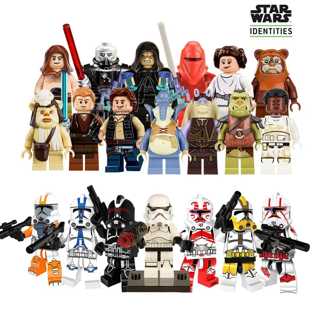 

Playmobil Star Wars Building Blocks Leia C3Po R2D2 Sith Lord Darth Vader Maul Chewbacca Bricks Toy Figures For Children Gift