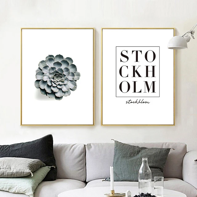 HAOCHU Modernen Minimalistischen Sukkulente Wandbild Dekoration ... HAOCHU Modernen Minimalistischen Sukkulente Wandbild Dekoration ...