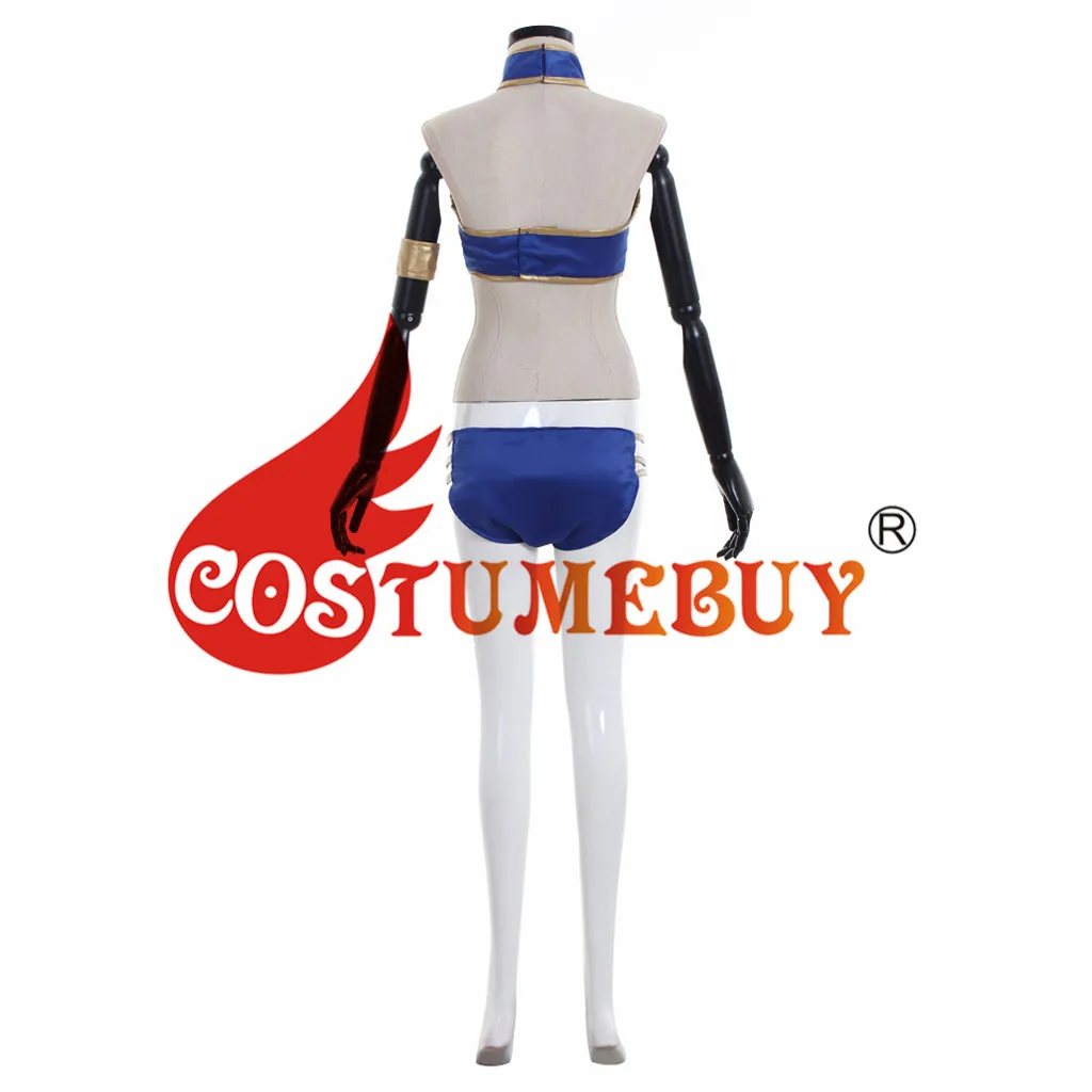 CostumeBuy игры Chun-Li Косплей Костюм для взрослых женщин девочек Хэллоуин сексуальный костюм L920