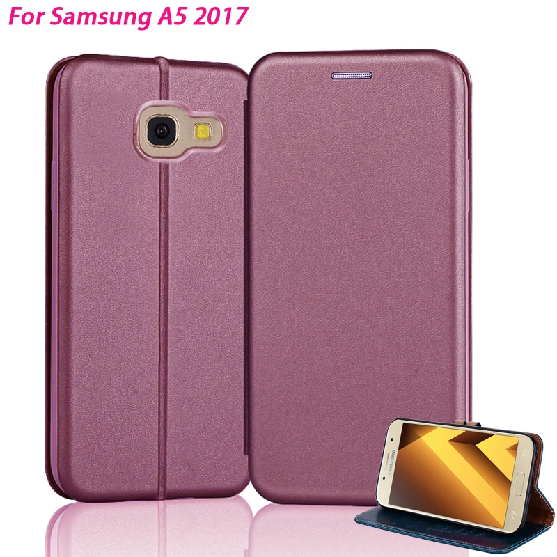 

YonLinTan leather coque,cover,case For Samsung galaxy A5 2017 A 5 A520 Flip 5.2" phone back wallet book Card Magnetic cases