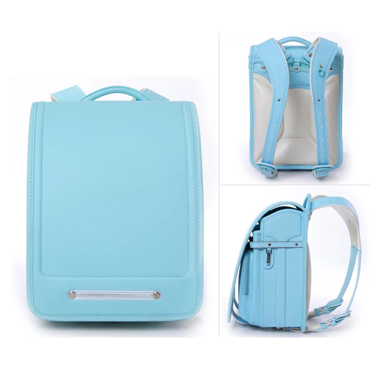 New Fashion School Bag Boy Luxury Brand Children Backpack Japanese Style Girl Student Book Bag Kids Large Primary Schoolbag - Цвет: Небесно-голубой