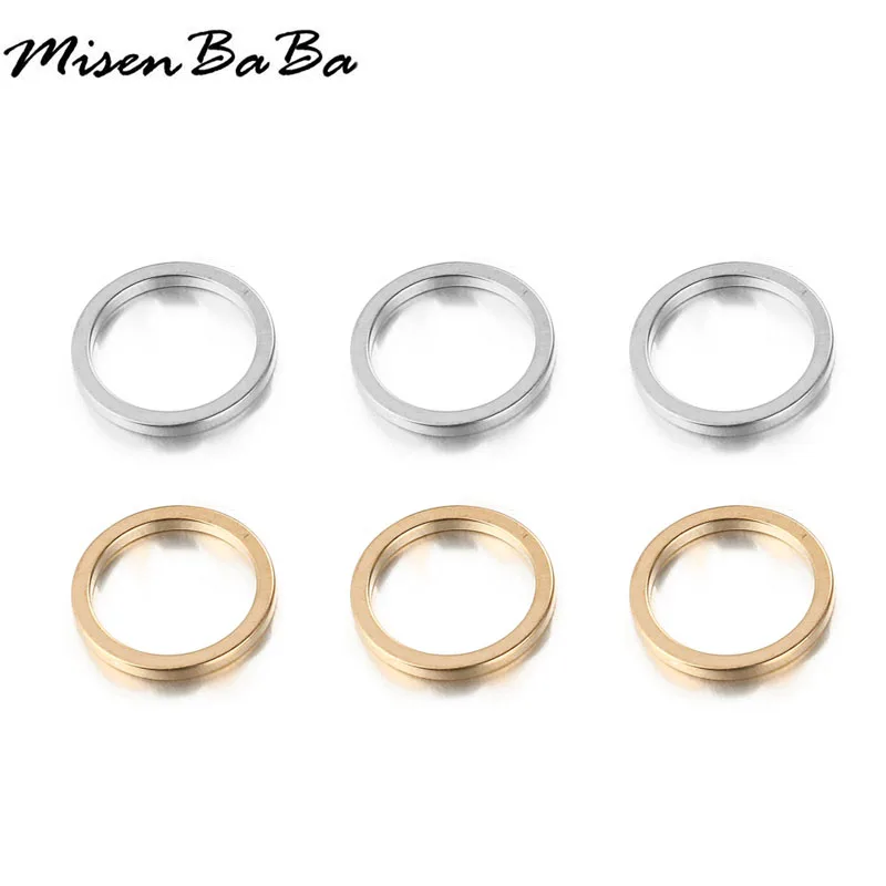 

10PCS 20mm Gold Silver Color Copper Round Circle Charms for Jewelry DIY Making Circle Charms Pendants Accessories