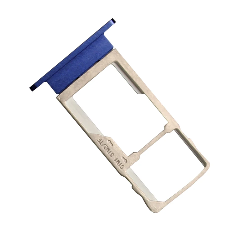 blue DOOGEE BL5500 LITE держатель лотка для карт высокое качество лоток для sim-карт держатель слота для sim-карт Repalcement forBL5500 LITE - Цвет: blue