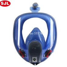 Полный Уход за кожей лица противогаз анти загрязнения респиратор Уход за кожей лица маска для окраски и распыления анти-Пыль Формальдегид огонь comparable6800