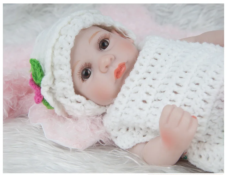 Real Life Silicone Reborn Baby Doll Soft Toy for Keiumi Child Nurse Pregnant Mom Elderly Girl Educational Chirstmas Gift Toddler (8)