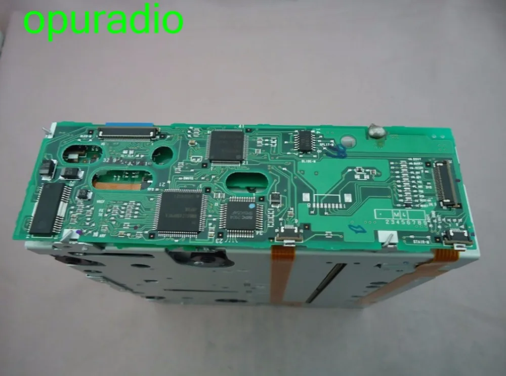 Fujitsu ten 6 CD changer mech two motor up diff side board'