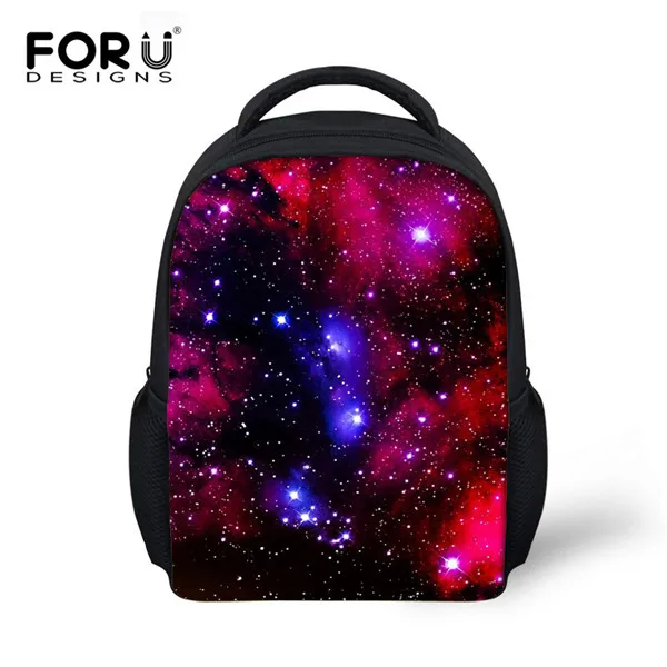 FORUDESIGNS New Children School Bags 3D Galaxy Space Star Prints Book