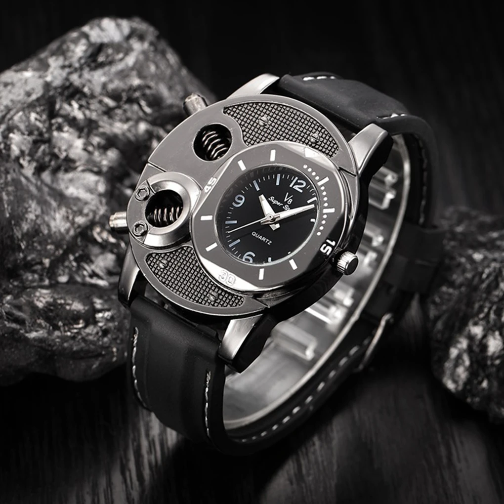 

Fashion Men Adjustable Silicone Strap Wristwatches Male Boy Sports Quartz Classic Watches Student Wrist Clock Timer