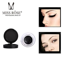 Miss Rose 2 в 1 подводка-гель для глаз с кистью 24 продолжительное время подводка для глаз Пудра Водонепроницаемый макияж подводка для глаз kajal Косметика MS149