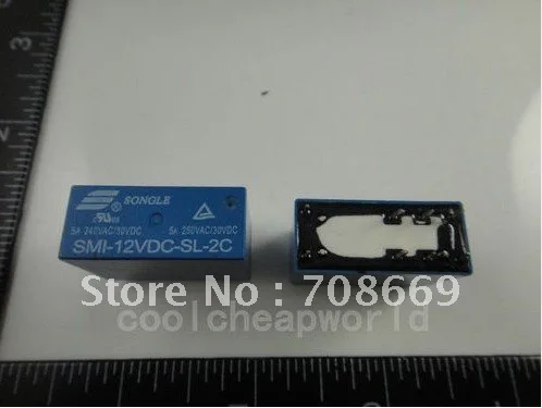 

10 шт. SMI-12VDC-SL-2C постоянного тока 12В 5А 250В 8PIN реле питания