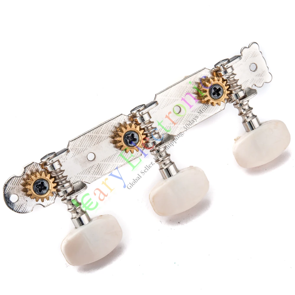 Wholesale and retail 1set Classic Guitar Triple String Quasi-axis Knob Square head plastic column free shipping |