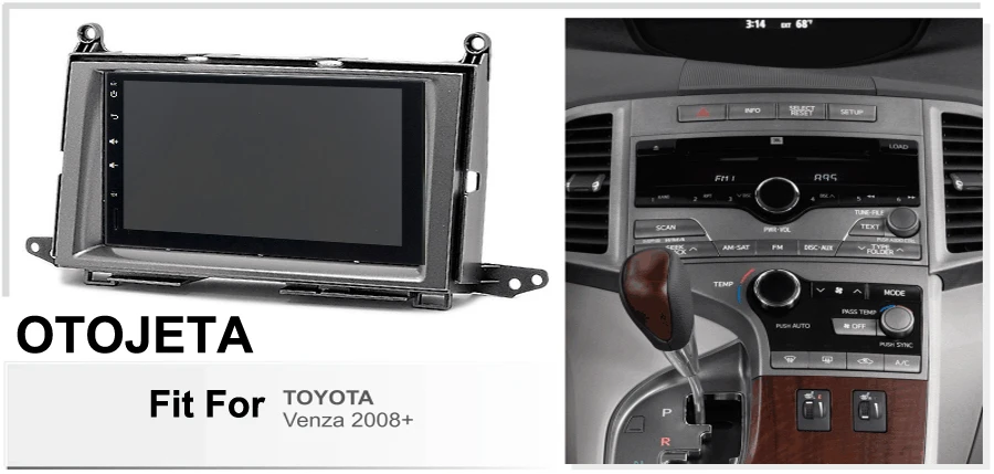 Android 10 Радио 8 ядерный Автомобильный мультимедийный GPS навигатор для Toyota Venza 2008