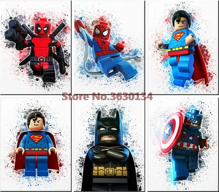 

5d Diamond Embroidery Kits Cross Stitch Home Decor Diamond Painting Super Hero Diamond Mosaic Diy Cartoon Paint Needlework