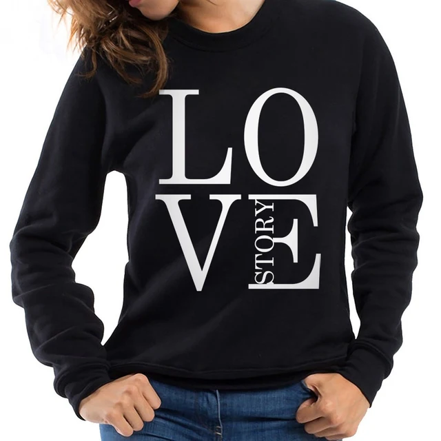 Funny Story Fashion 2017 Female Tracksuit Harajuku Pullovers Korean Love Pop Women Brand Kawaii Autumn Sweatshirt qqf7X