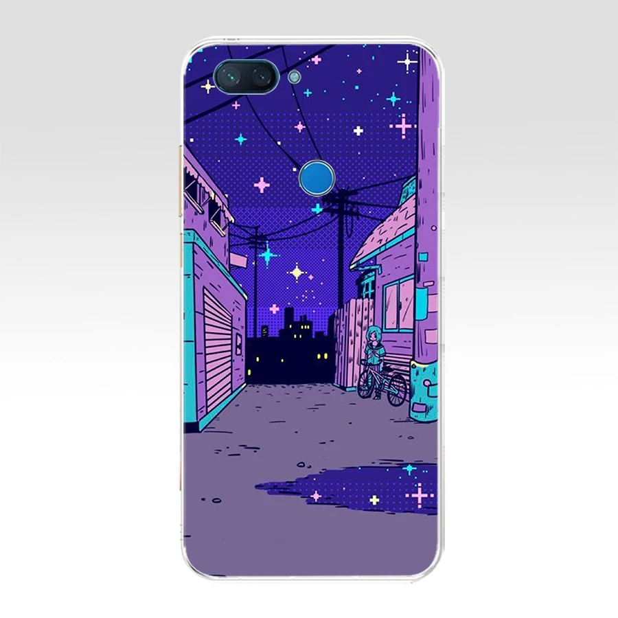 179FG Vaporwave эстетичный Мягкий Силиконовый ТПУ чехол для телефона xiaomi redmi mi 8 A1 A2