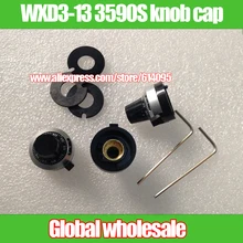 5 шт. WXD3-13 3590 S ручка потенциометра со шкалой/потенциометром Запираемая крышка 4 мм 6 мм 6,35 мм