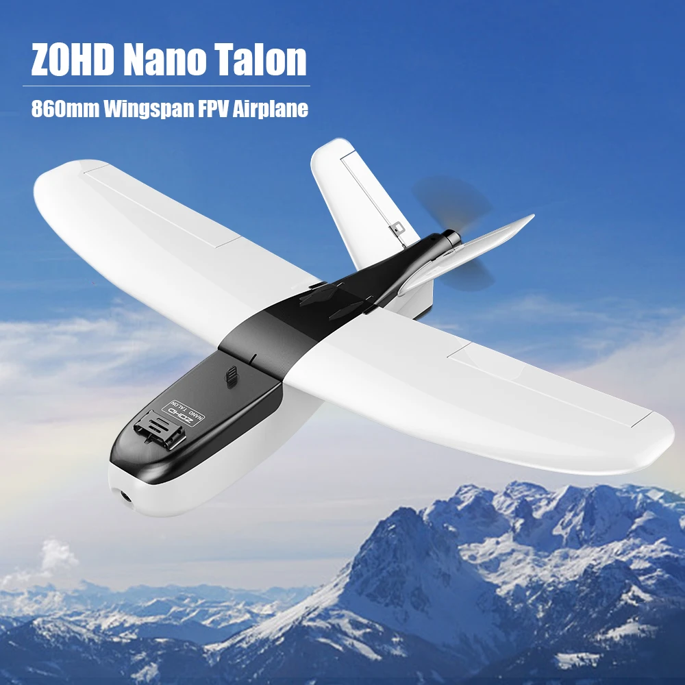 ZOHD Nano для Talon 860 мм размах крыльев AIO HD V-Tail EPP FPV RC самолет PNP с гироскопом фиксированное крыло летающий самолет RC игрушки для детей