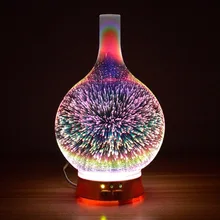 3D Effect Night Light Bedroom Aromatherapy Furnace Creative Home Aromatherapy Light Aroma Furnace Mini Humidifier Sprayer