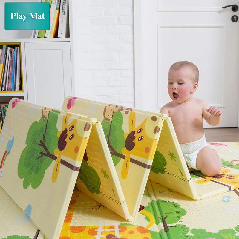 Infant Shining 180X200CM XPE Play Mat 1CM Thickness Cartoon Baby Play Mat Foldable Anti-skid Carpet Children Game Mat B Infant Shining 180X200CM XPE Play Mat 1CM Thickness Cartoon Baby Play Mat Foldable Anti-skid Carpet Children Game Mat B