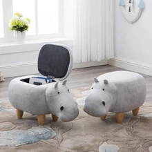 Solid wood footstool Creative hippocampus shoes stool sofa stool designer furniture storage stool sofa pouffe plegable puf toilet footstool madeira kruk meble dla dzieci sgabello pouf taburete storage kids furniture foot stool