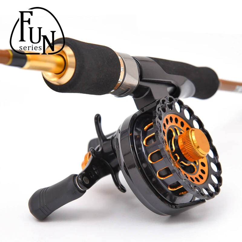 FunSerise Gear Ratio 2.81 Plastic Raft Reels Fishing Left/Right Hand
