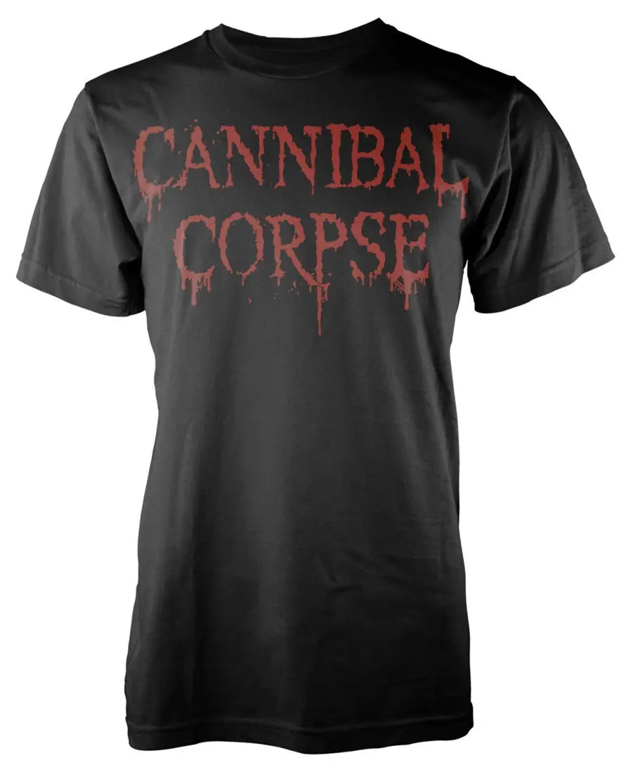 Cannibal Corpse Dripping Logo' Футболка-новая и официальная! Летняя мужская модная футболка