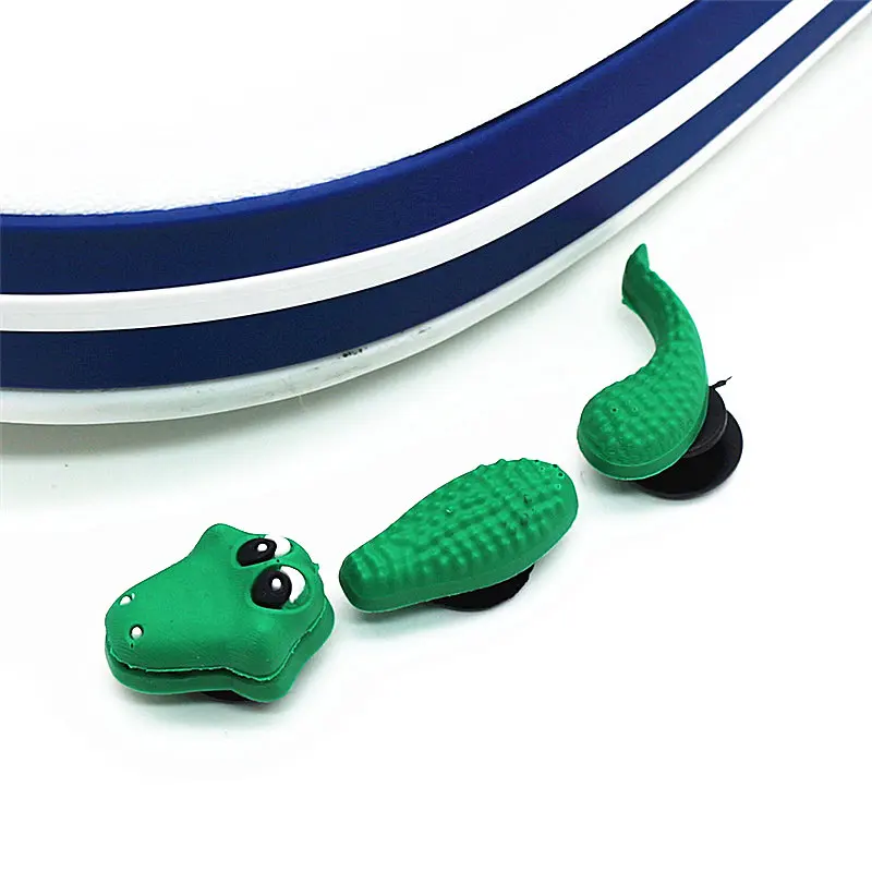 Novelty 3D Dragon Snake Garden Shoe Decoractions Cartoon Animals Style Croc Shoe Charm Accessories Give Your Child the Best Gift