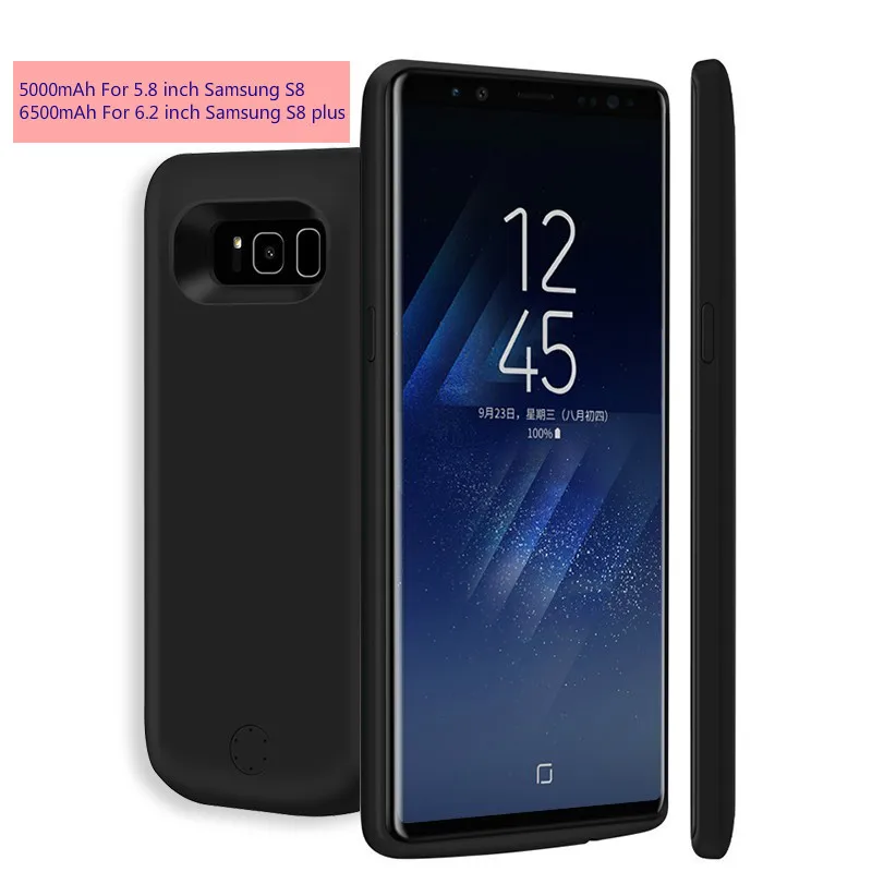 

OYIXINGER High Capacity Backup External Power Bank Battery Case For Samsung Galaxy S8 S8+ Plus Charger Case 2A Smart Fast Charge