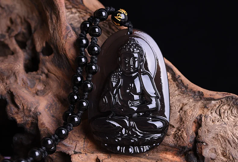 Натуральный цвет Amitabha Кулон новое место лед Корейский мужской и женский натальный Будда