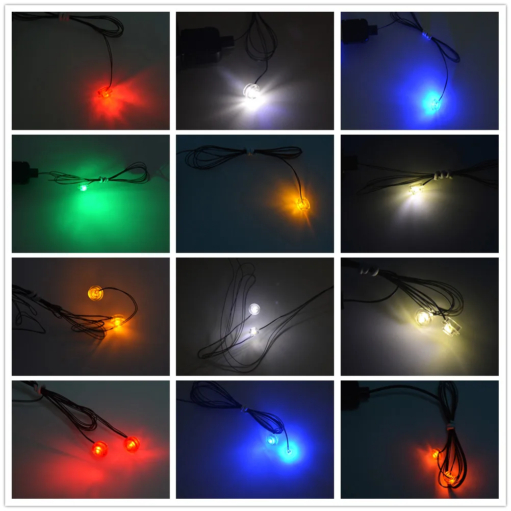 

MTELE High Quality Round Plate 1x1 DIY Light Accessories For Famous Building Block Toys Lighting Kit With Usb