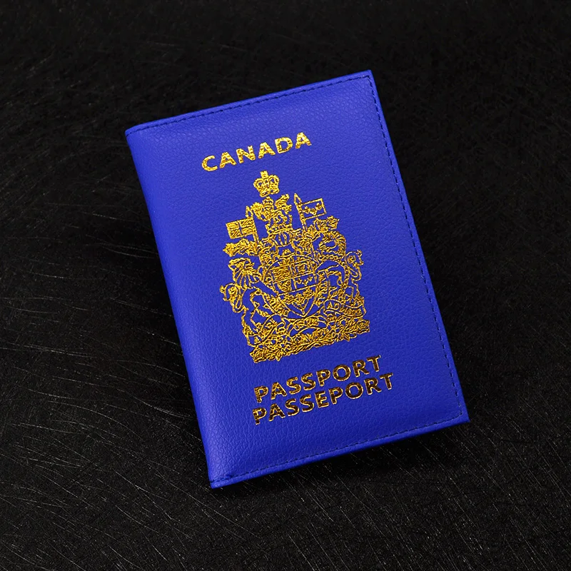 Canada Passport Cover Business Travel Passport holder Protector Pu