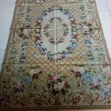 10 К 3'x5 'handmade кружево шерстяные ковры цветок конструкции с синим и верблюд цвета