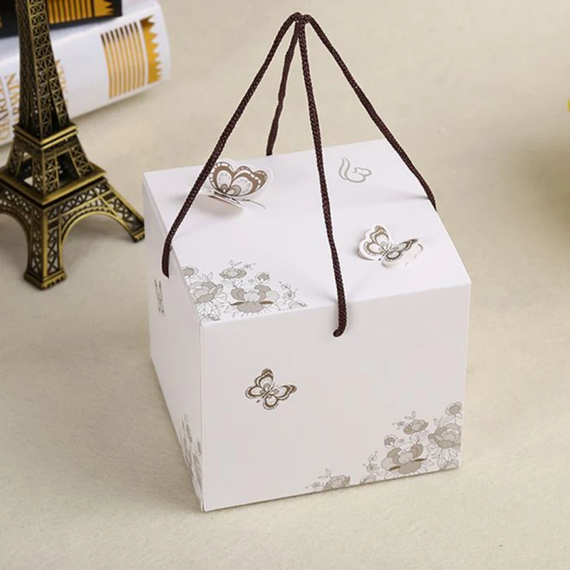 New Style Direct marketing butterfly pattern moon cake box