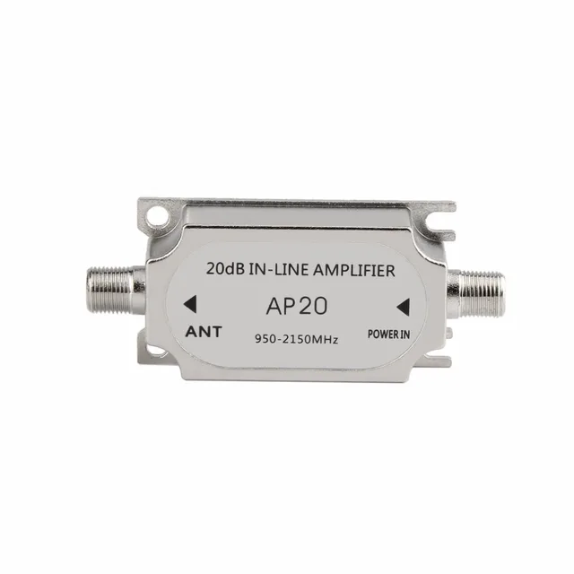 Newest Satellite 20dB Inline Amplifier Booster 950 2150MHZ Signal
