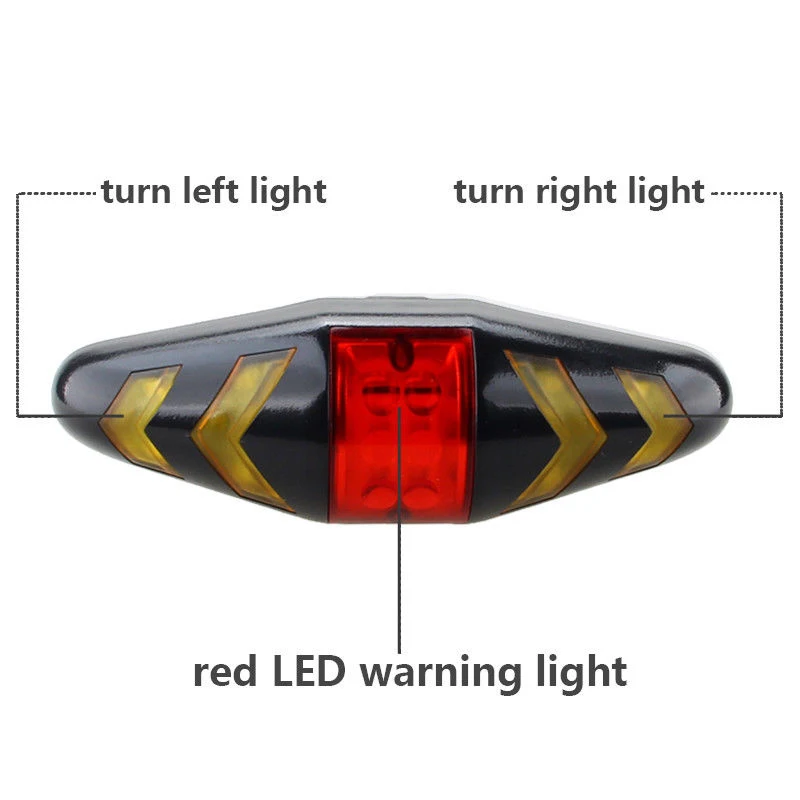 Best Bicycle Rear Light Wireless Remote Control Rechargeable LED Bike Rear Light Bicycle Turn Signal Taillight Cycling Accessories 5