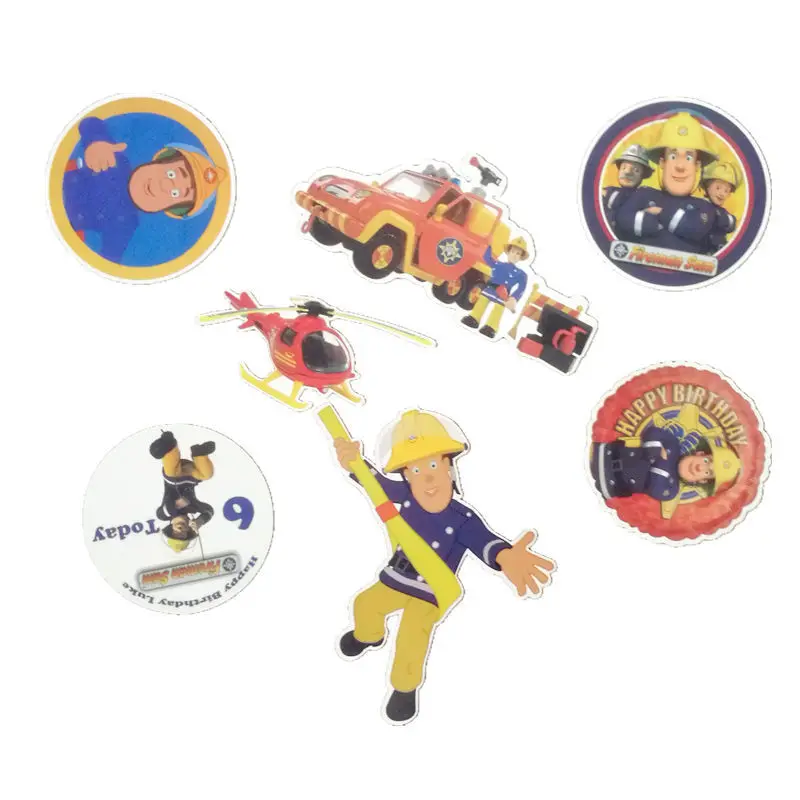 

11pcs/set of Fireman Sam Stickers Skateboard bike on Motorcycle Suitcase Home Decor Phone Laptop Covers DIY Y181018