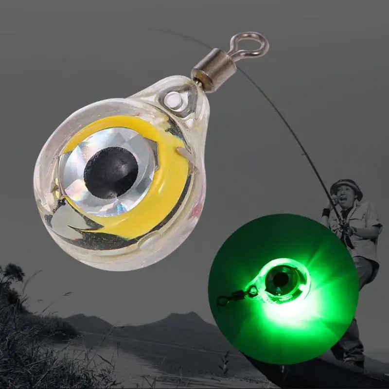 

Fishing bait 5 Colors Mini fishing light small illuminating 6 cm/2.4 inch LED Deep Drop Underwater Eye Shape Fishing Squid