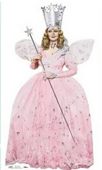 

Made Dress Witch Costume Womens Glinda Fairy Godmother Cosplay Halloween Princess Cosplay