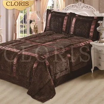

CLORIS Moscow Hot Sale 3 Pieces/Set Cotton Blanket Quilted Bedspread Bed Cover Bedspread Coverlet Various Color For Wedding Gift