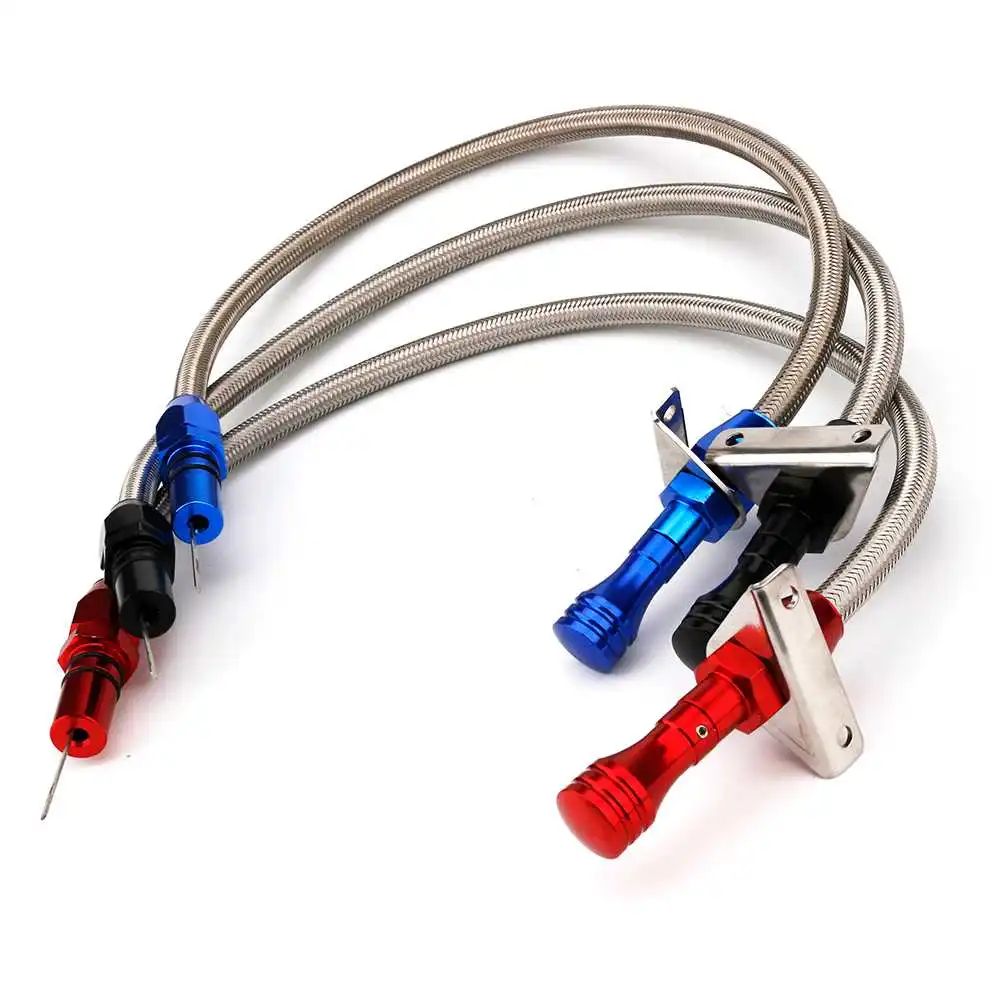 

21 inch Stainless Steel Flexible Car Transmission Oil Dipstick Auto Car Engine Oil Level Measure Tool For Chevy 700R4 YC101445