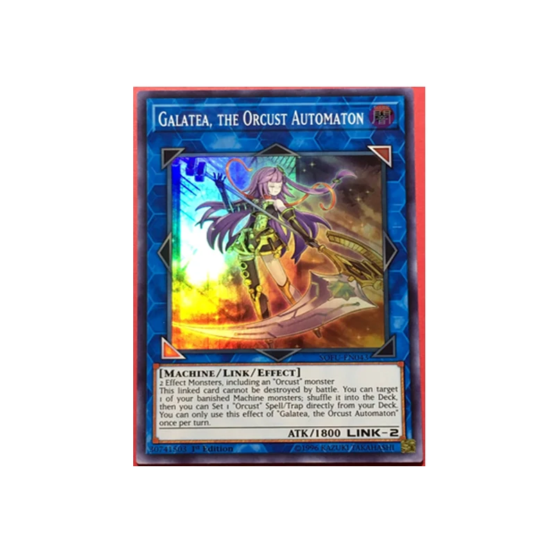 

Yu Gi Oh Game Card US and UK non-brush SR SOFU-EN043 Self-sacred Galata C2C Anime Yugioh Game Card Collection