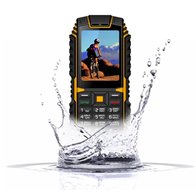 Оригинальный ioutside T1 IP68 водонепроницаемый сотовый телефон 2 4 '飘 M + 32M GSM 2MP FM MP3