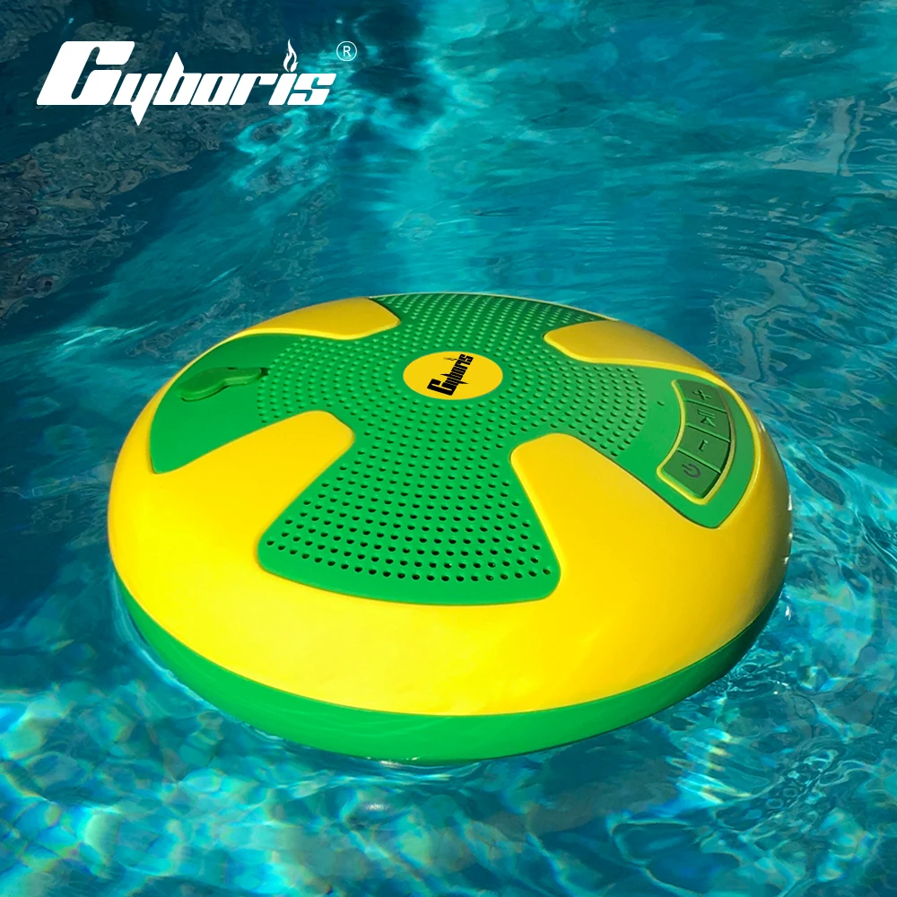 

CYBORIS Swimming Pool Speaker Floating Bluetooth Speakers Wireless IPX7 Waterproof Shockproof for Outdoor Bathroom Boat Beach