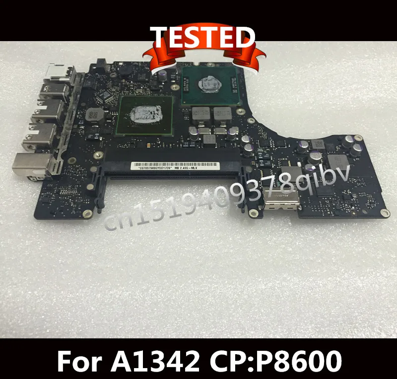 

Tested A1342 Motherboard For Macbook 13" MC516 K87 P8600 2.4GHz Logic Board 820-2877-B 100% Working