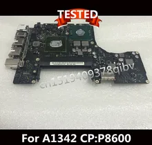 Motherboard 13″ Laptop For Macbook A1342 MC516 K87 P8600 2.4GHz Logic Board 820-2877-B 100% Working