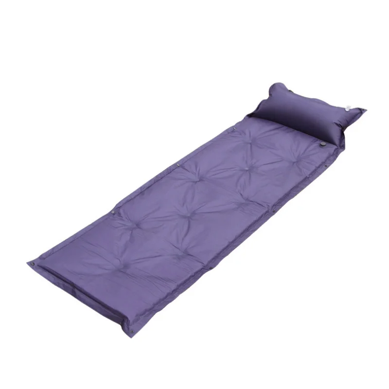 

180*57 Outdoor Self-inflating Camping Mat Single Spliced Tent Camp Bed Inflating Mattress With Pillow